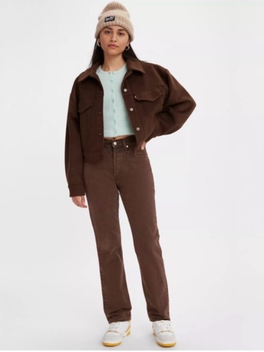 Levi's Women's Boot Cut Jeans in Brown